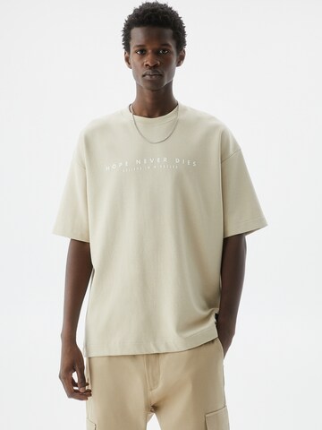Pull&Bear Sweatshirt in Beige: Vorderseite