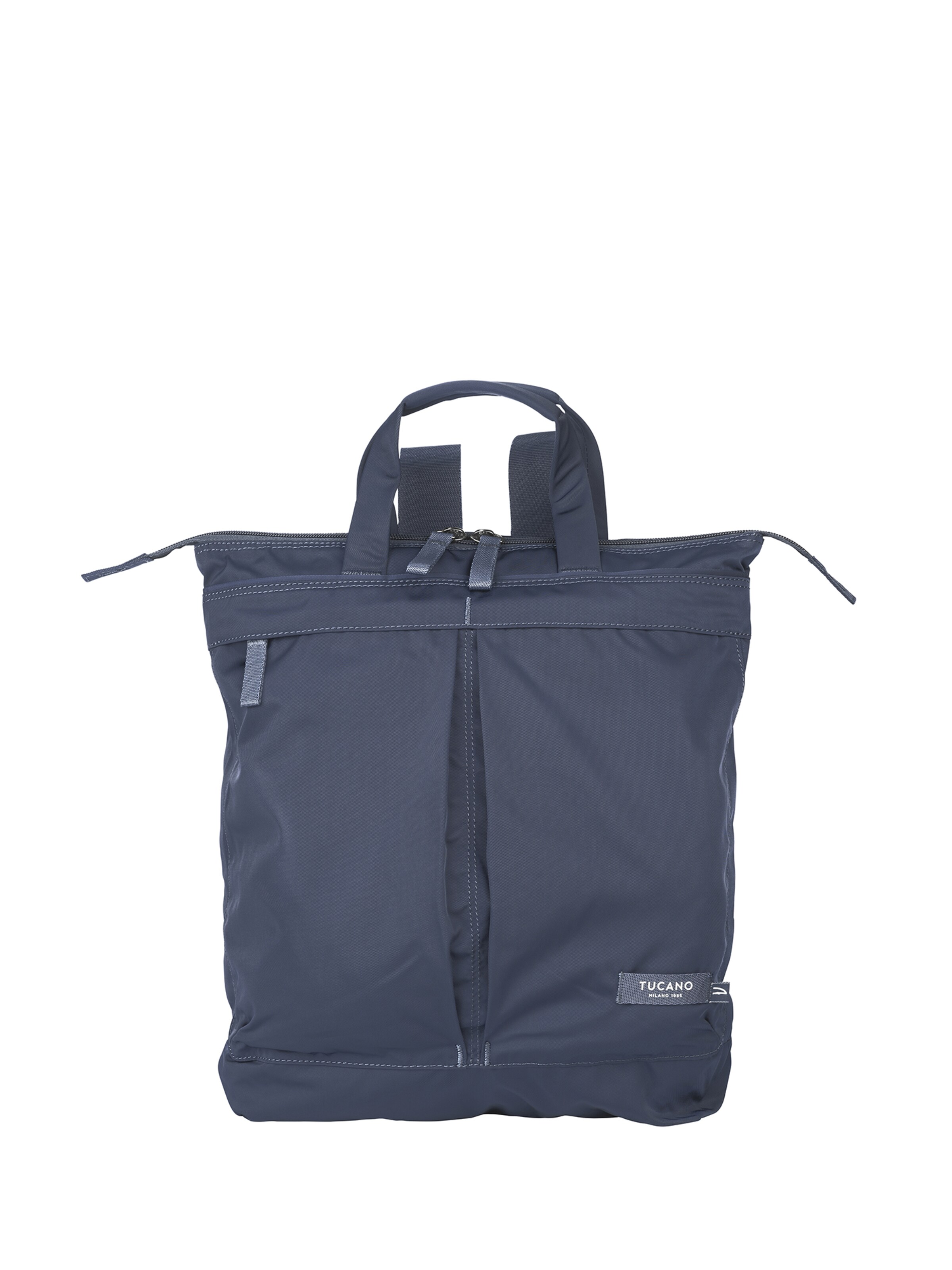 Zaino 'Zaino Unisex Tucano Recycled PET con Zip - 35x42x8 cm' di TUCANO in blu: frontale