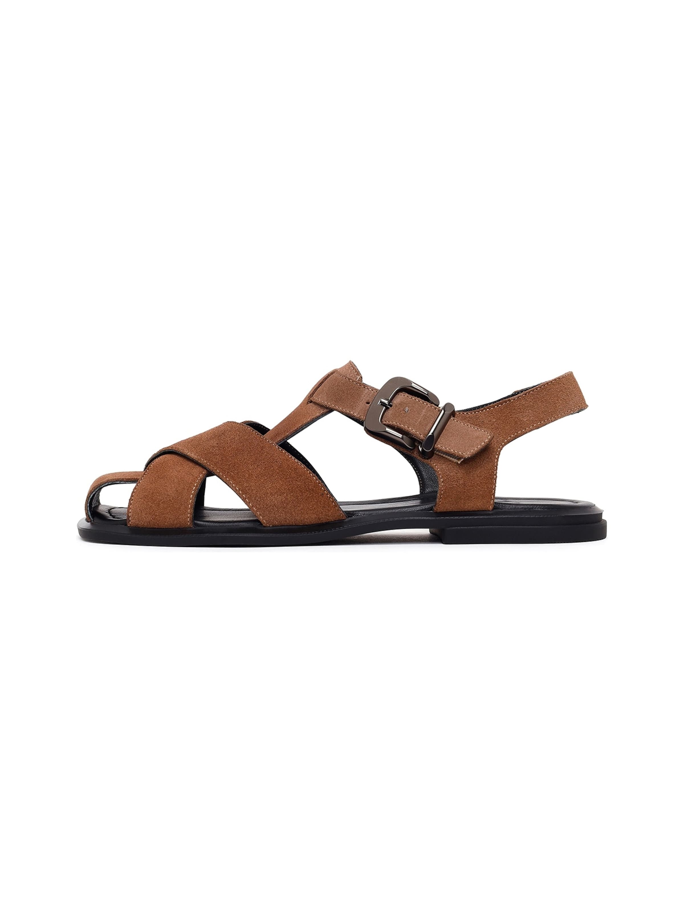 Derimod Sandals in Brown: front
