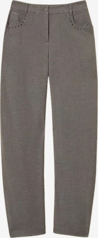 Twinset Hose 'Flannel Balloon Trousers' in Grau: Vorderseite