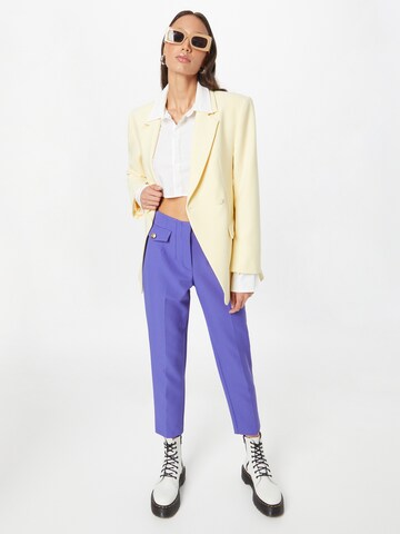 Regular Pantalon à plis River Island en violet