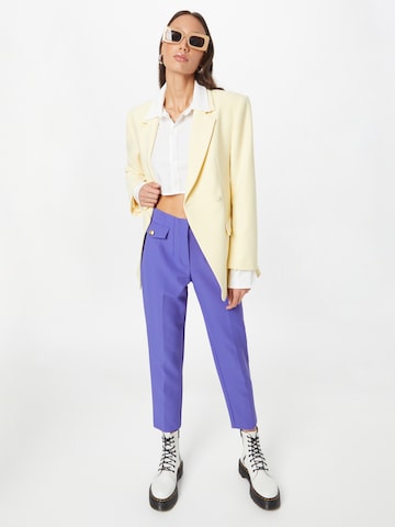 regular Pantaloni con piega frontale di River Island in lilla