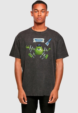 ABSOLUTE CULT T-Shirt 'Monster University - Taped Mike' in Schwarz: Vorderseite