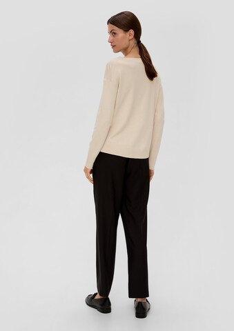 s.Oliver BLACK LABEL Sweater in Beige