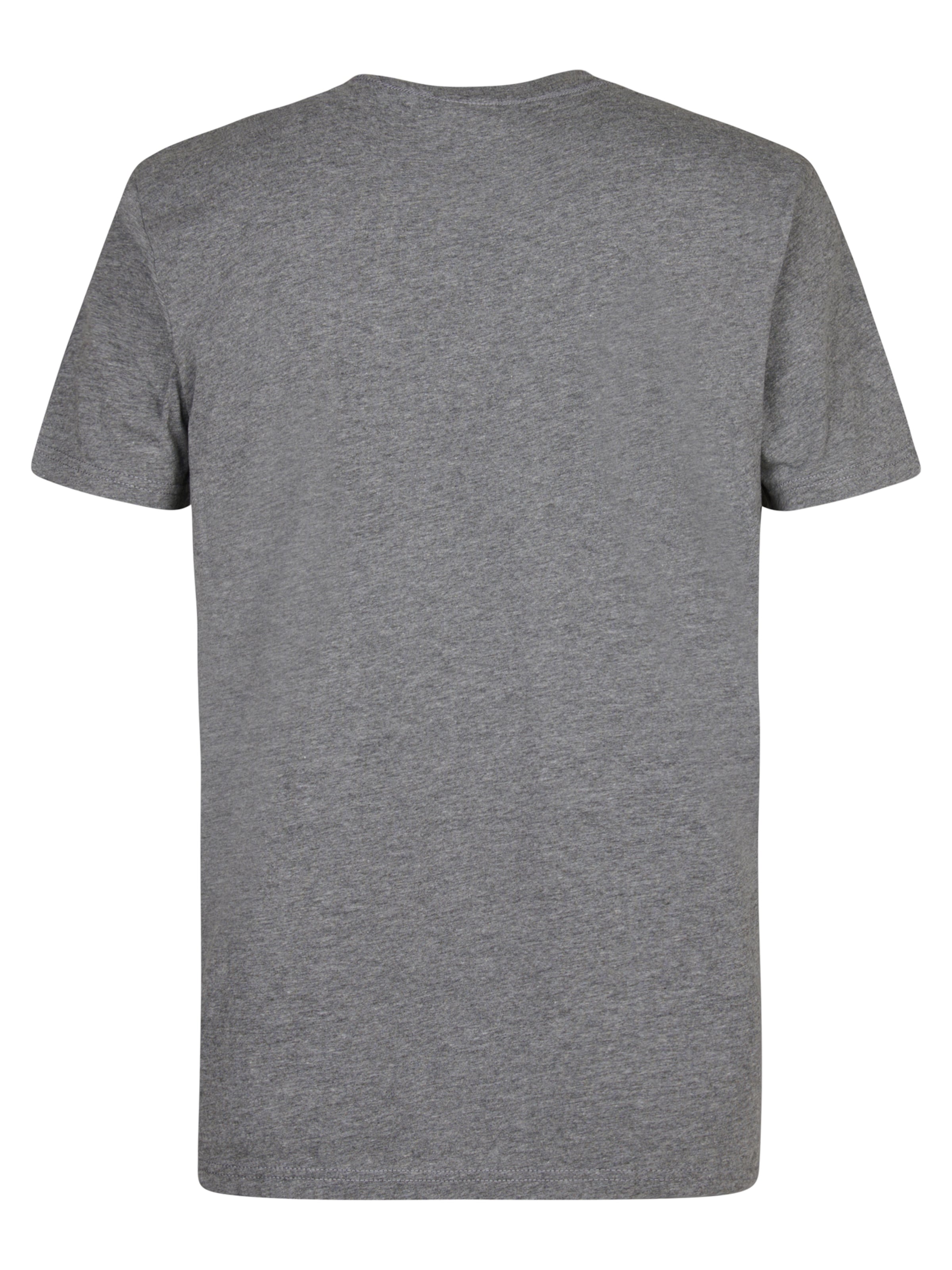 Petrol Industries Tričko 'Castner' - Sivá