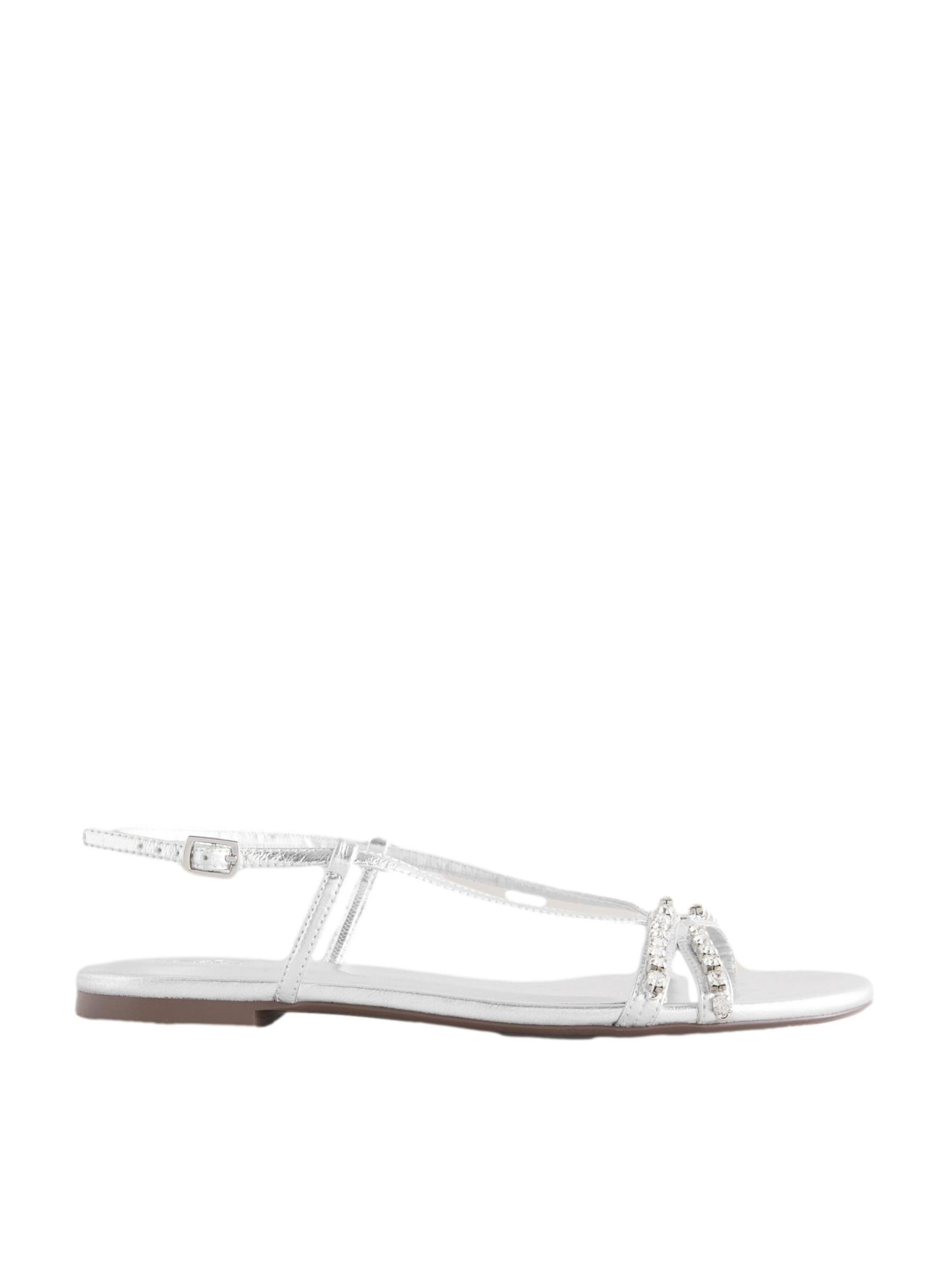 Next Sandalen met riem 'Forever Comfort' in Zilver