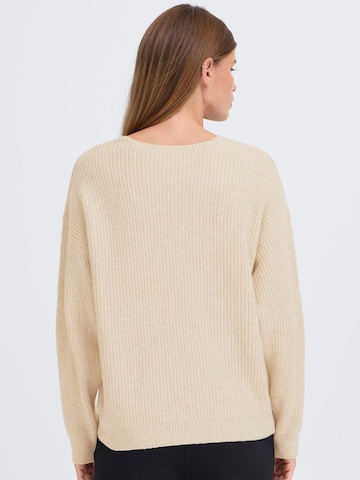 Pull-over ' OXICALLIE ' Oxmo en beige