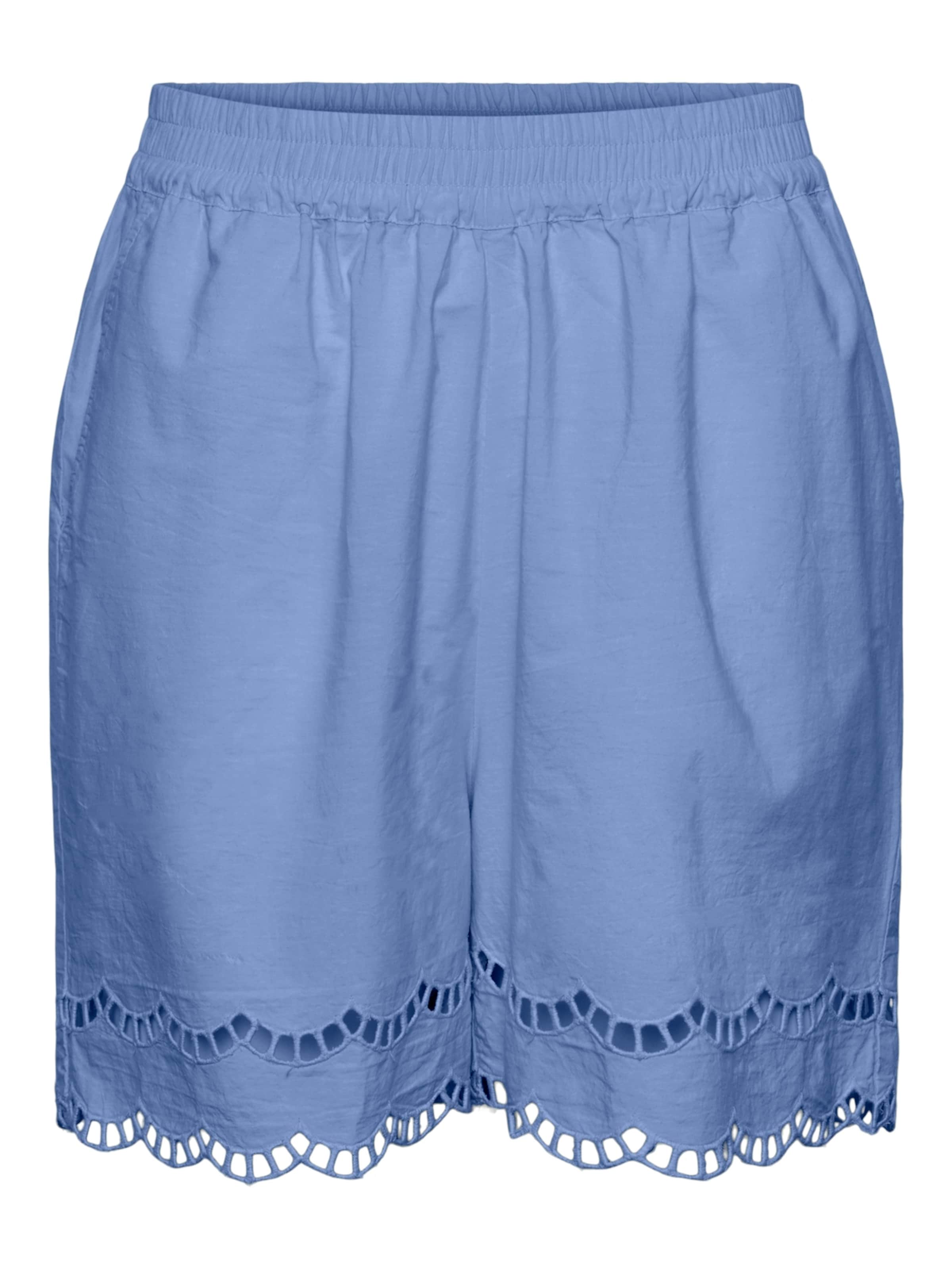 PIECES Loose fit Pants 'PCSARA' in Blue: front