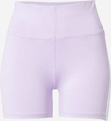 Hummel Skinny Workout Pants 'Zella' in Purple: front