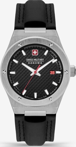 SWISS MILITARY HANOWA Uhr in Schwarz: predná strana