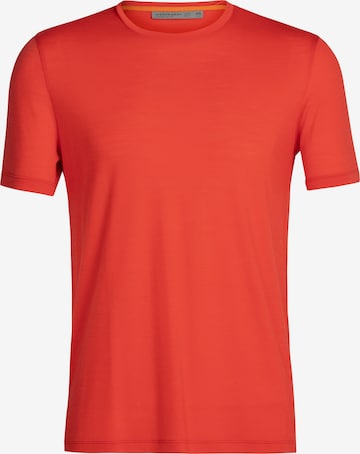 ICEBREAKER Shirt 'Sphere' in Rot: predná strana