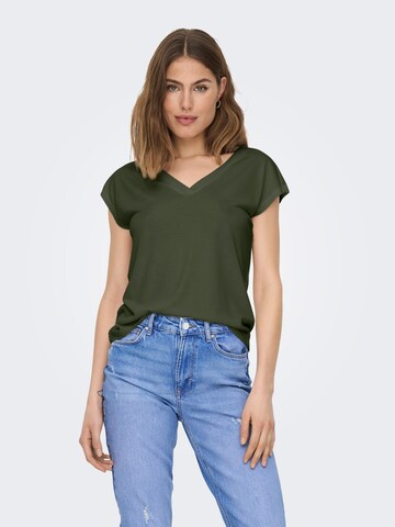 ONLY Μπλουζάκι 'FREE' σε πράσινο: μπροστά