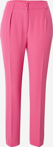 Effilé Pantalon à pince Wallis en rose : devant