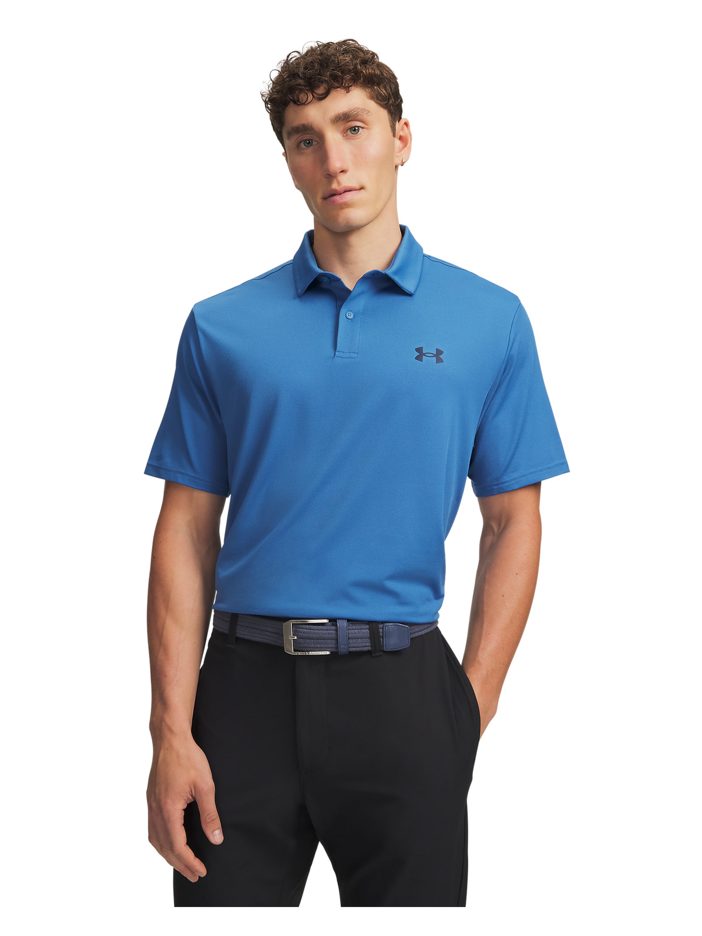 UNDER ARMOUR Performance shirt 'Matchplay' in Blue: front