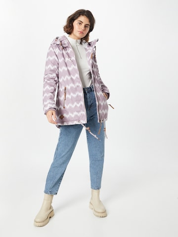 Ragwear Between-Season Jacket 'ZUZKA' in Purple