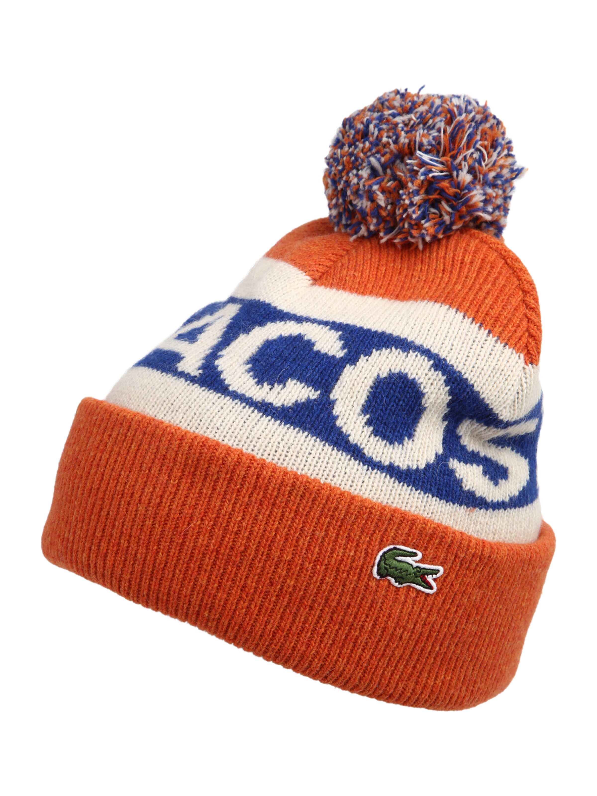bonnet lacoste orange