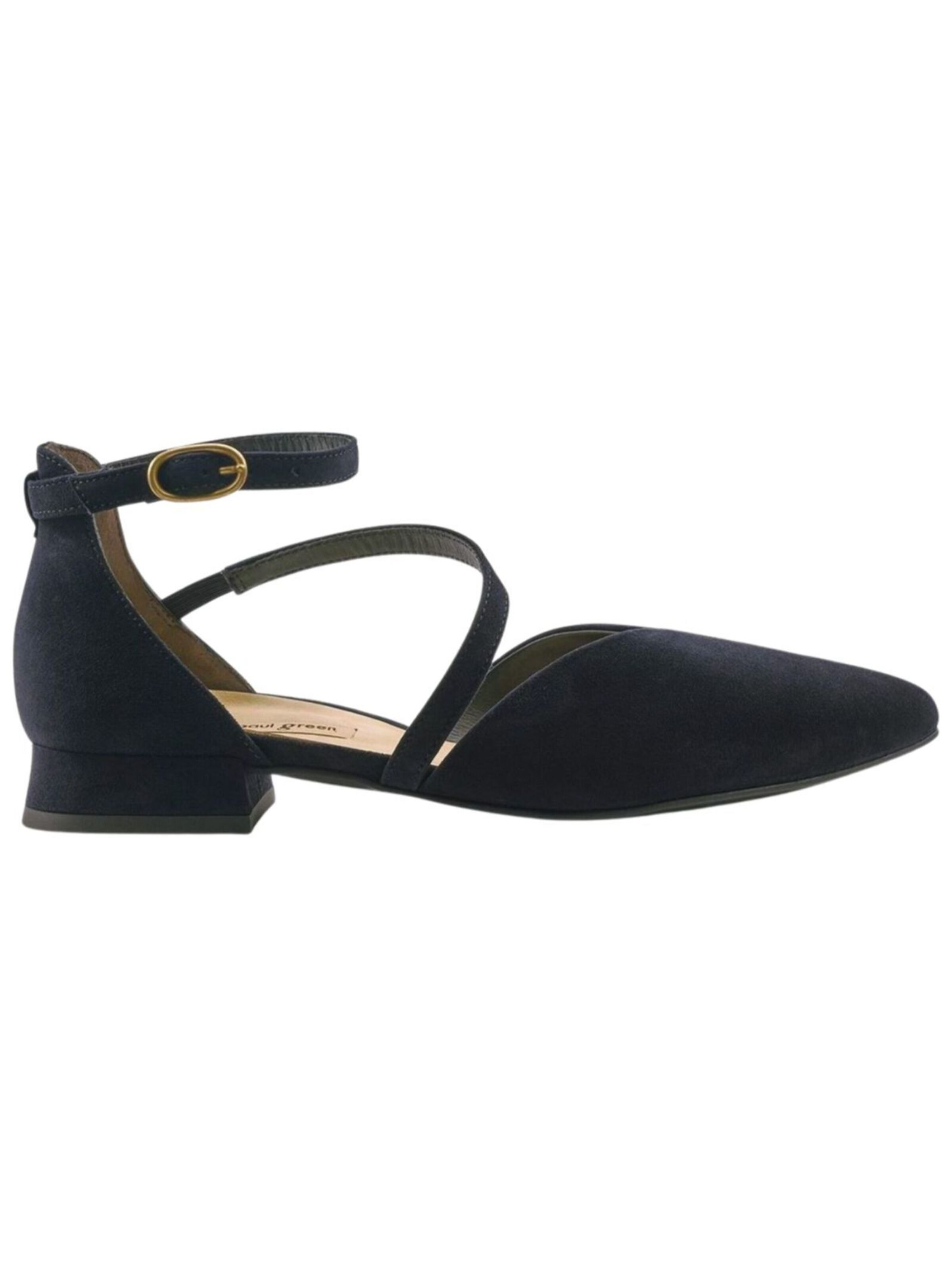 Ballerines à lanières Paul Green en bleu