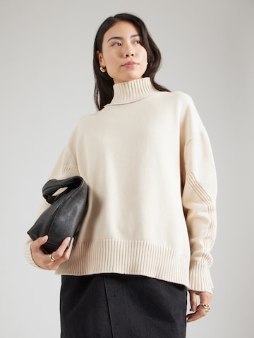 Pull-over 'Milano' G-STAR en beige : devant