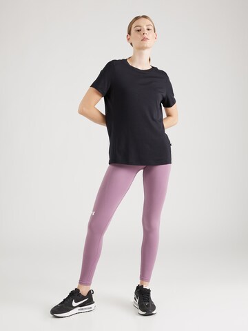 UNDER ARMOUR Skinny Sporthose in Lila