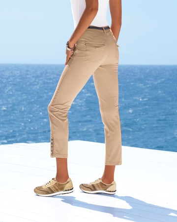 heine - Slimfit Pantalón en beige
