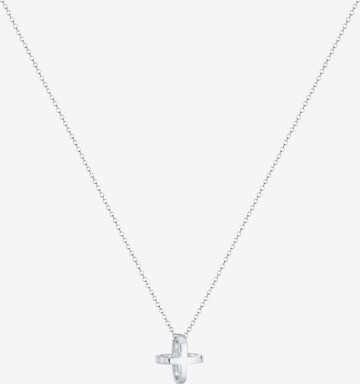 ELLI Ketting 'Kreuz' in Zilver