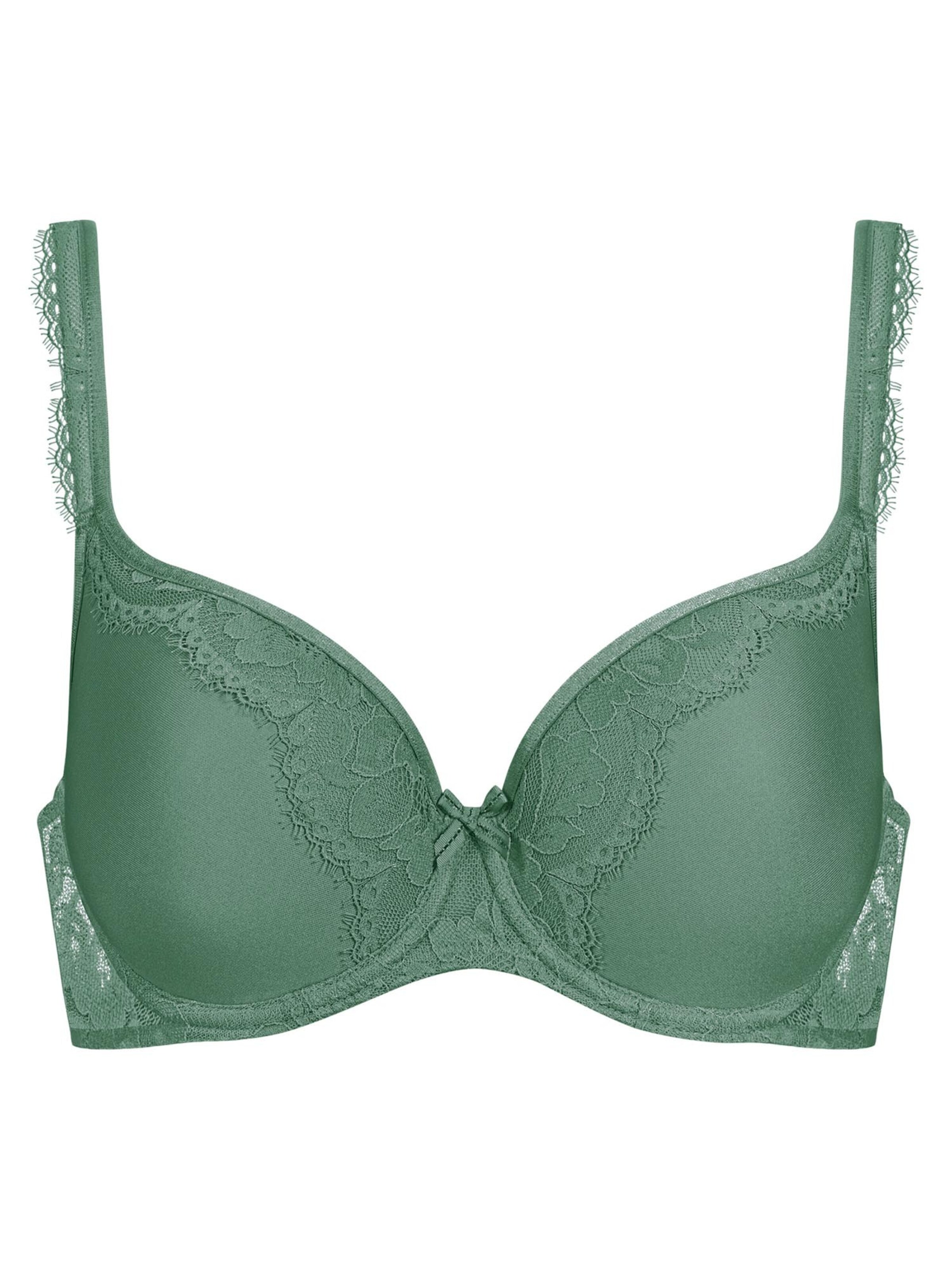 Mey T-shirt Bra 'Amazing' in Green: front