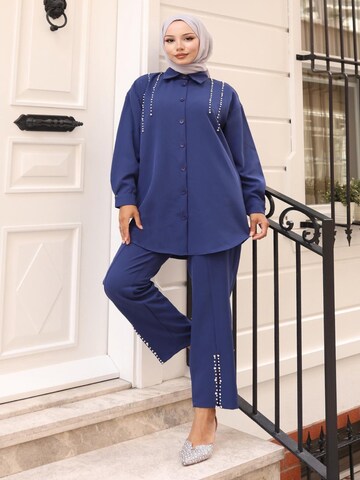 MODAMIHRAM Tunic in Blue