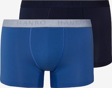Hanro Boxershorts 'Essentials' in Blau: Vorderseite