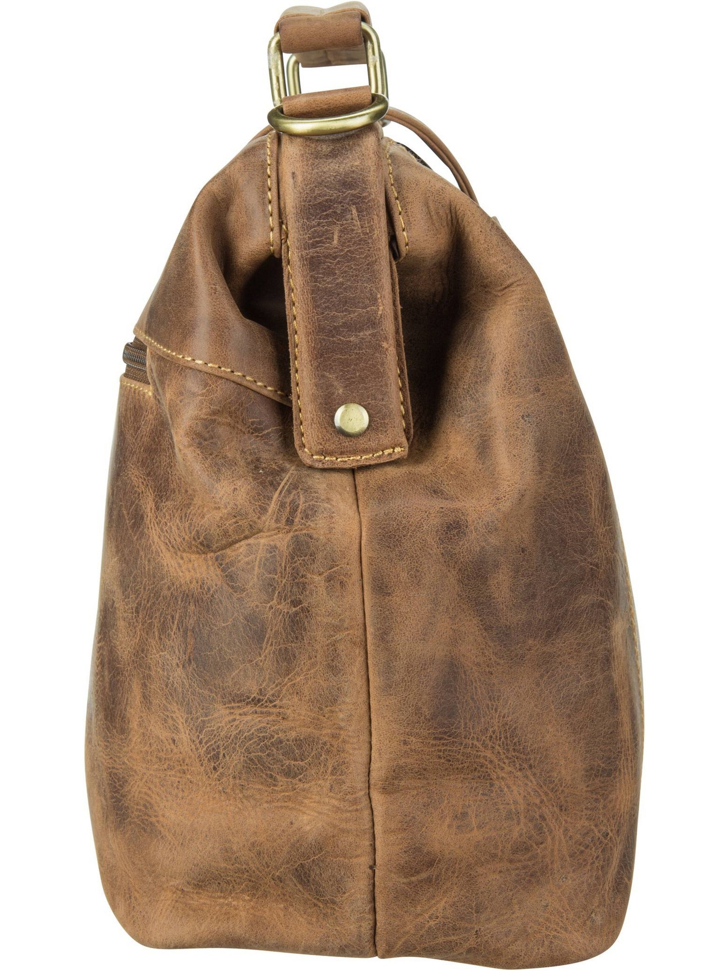 GREENBURRY Handtasche ' Vintage 1584 ' in Braun