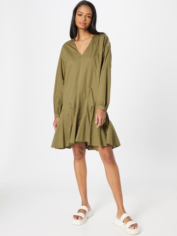 Marc O'Polo Kleid in Grün: Vorderseite
