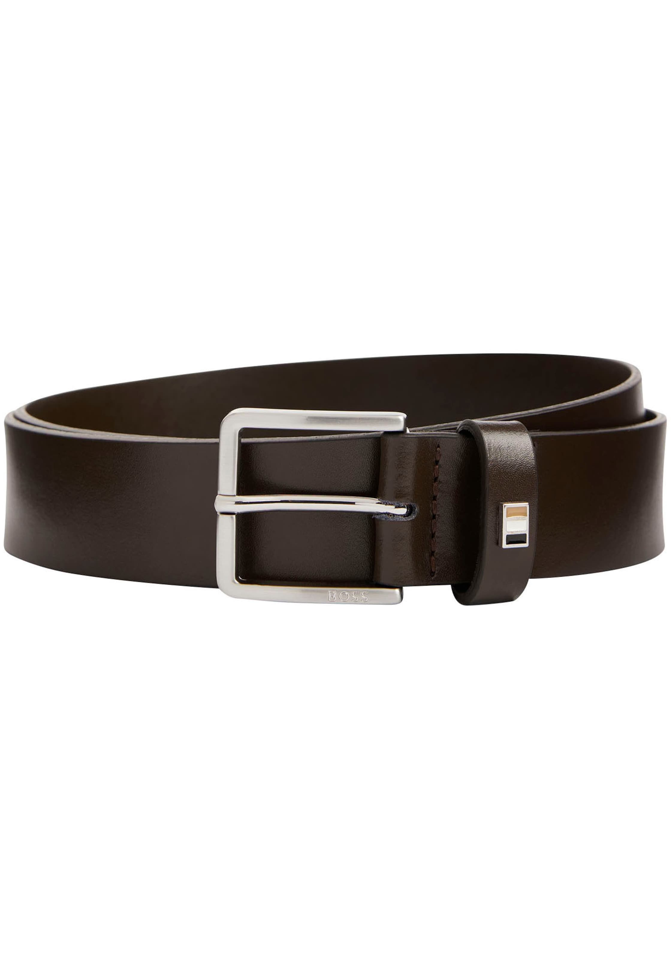 Cintura 'Ther' di BOSS in marrone: frontale