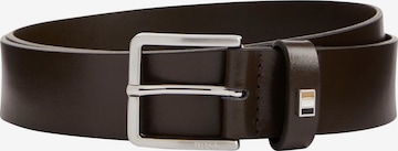 Ceinture 'Ther' BOSS en marron : devant