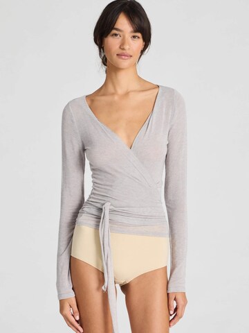 Gai+Lisva Shirt 'Anne' in Grijs: voorkant