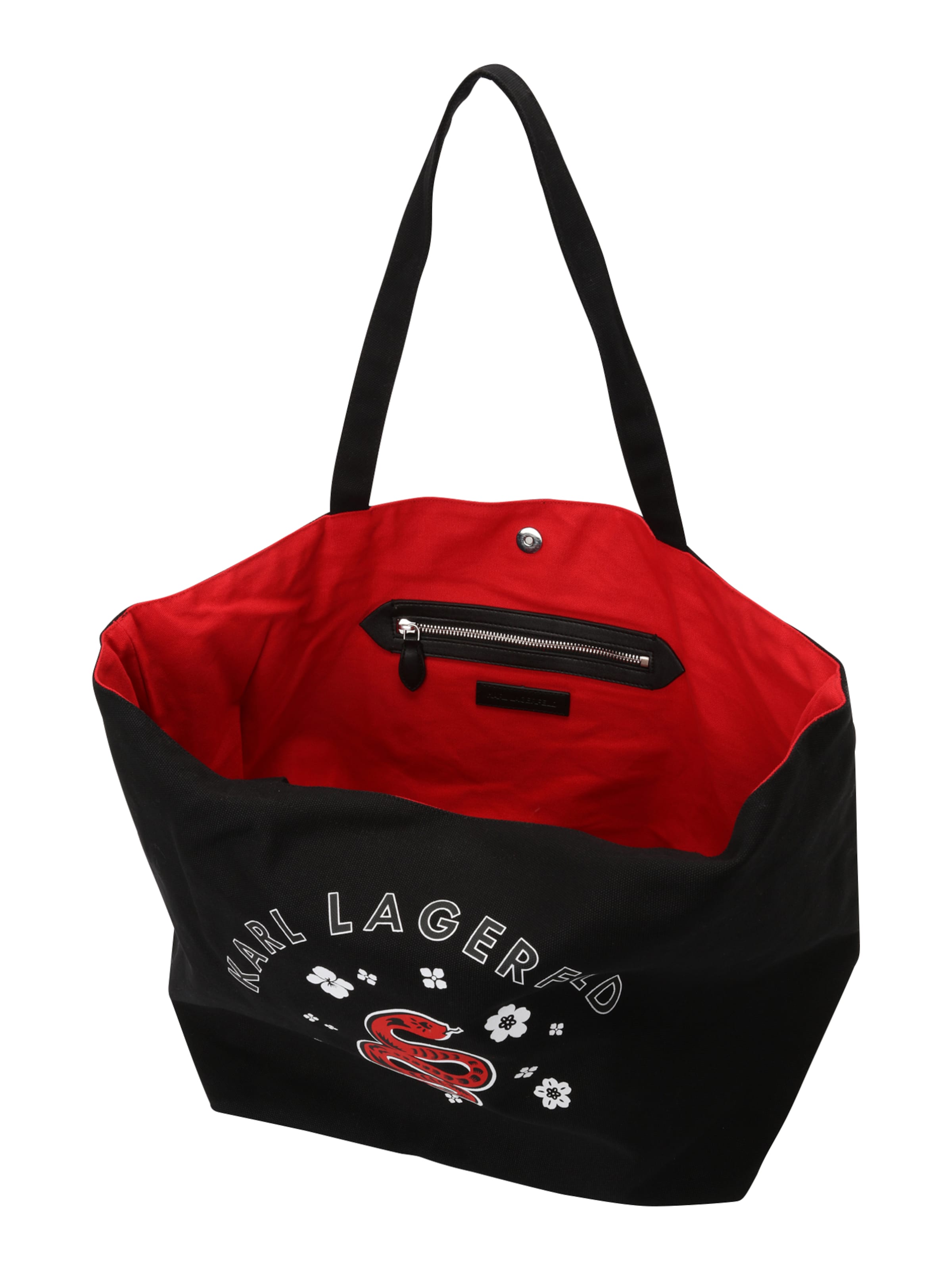 Karl Lagerfeld Shopper táska 'Lunar New Year' - fekete