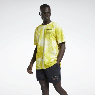 Reebok Shirt in Yellow: front