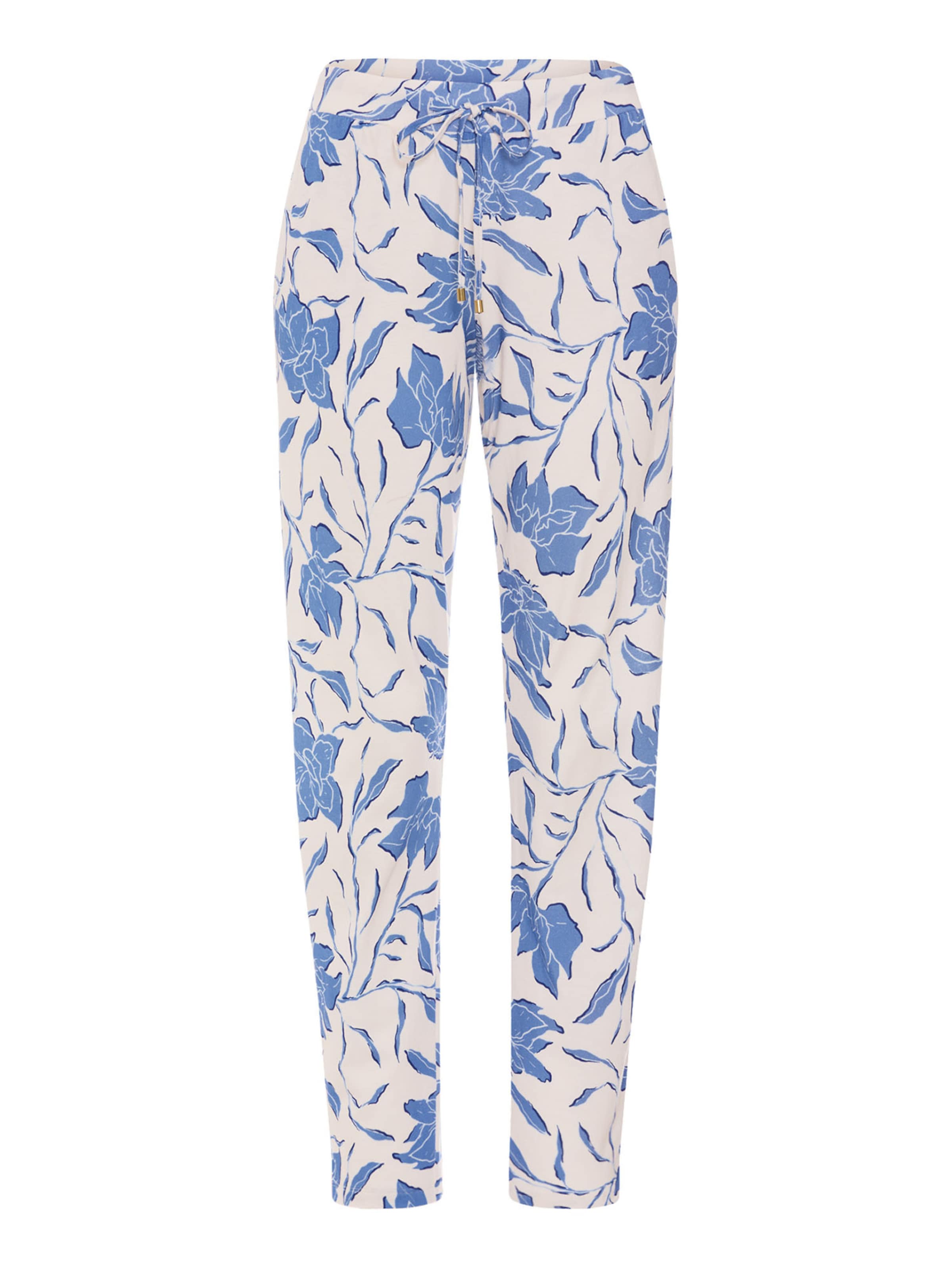 Hanro Pyjamabroek ' Sleep & Lounge ' in Blauw: voorkant