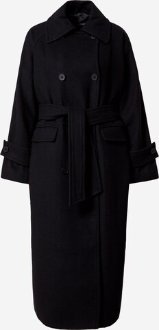 minimum Between-seasons coat in Black: front