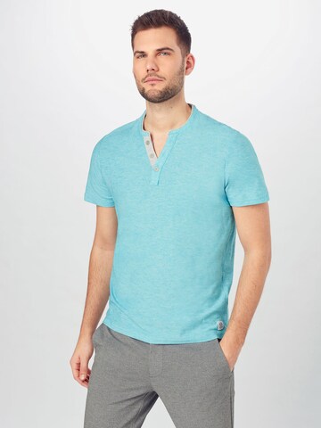 T-Shirt TOM TAILOR en bleu : devant