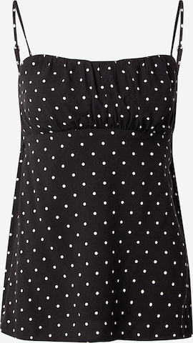 HOLLISTER Top in Zwart: voorkant