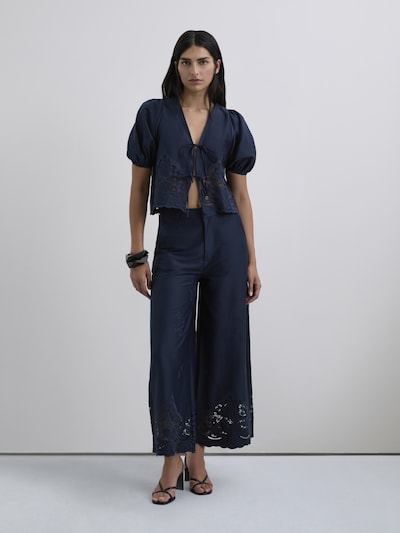 Scalpers Broek ' ' in de kleur Blauw / Navy, Productweergave