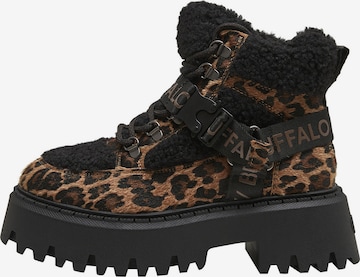 Bottines à lacets 'Aspen' BUFFALO en marron : devant