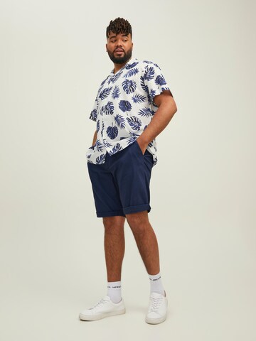 mėlyna Jack & Jones Plus Standartinis „Chino“ stiliaus kelnės 'Dave'