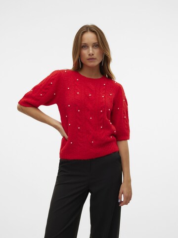 VERO MODA Pullover 'NOVA' i rød: forside