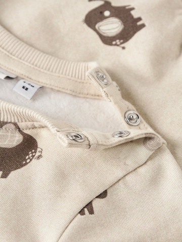 NAME IT Sweatshirt 'NBNOHAPI' in Beige