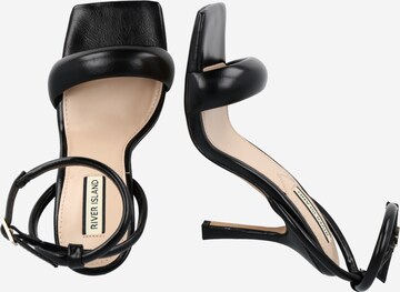 River Island Strap Sandals in Black