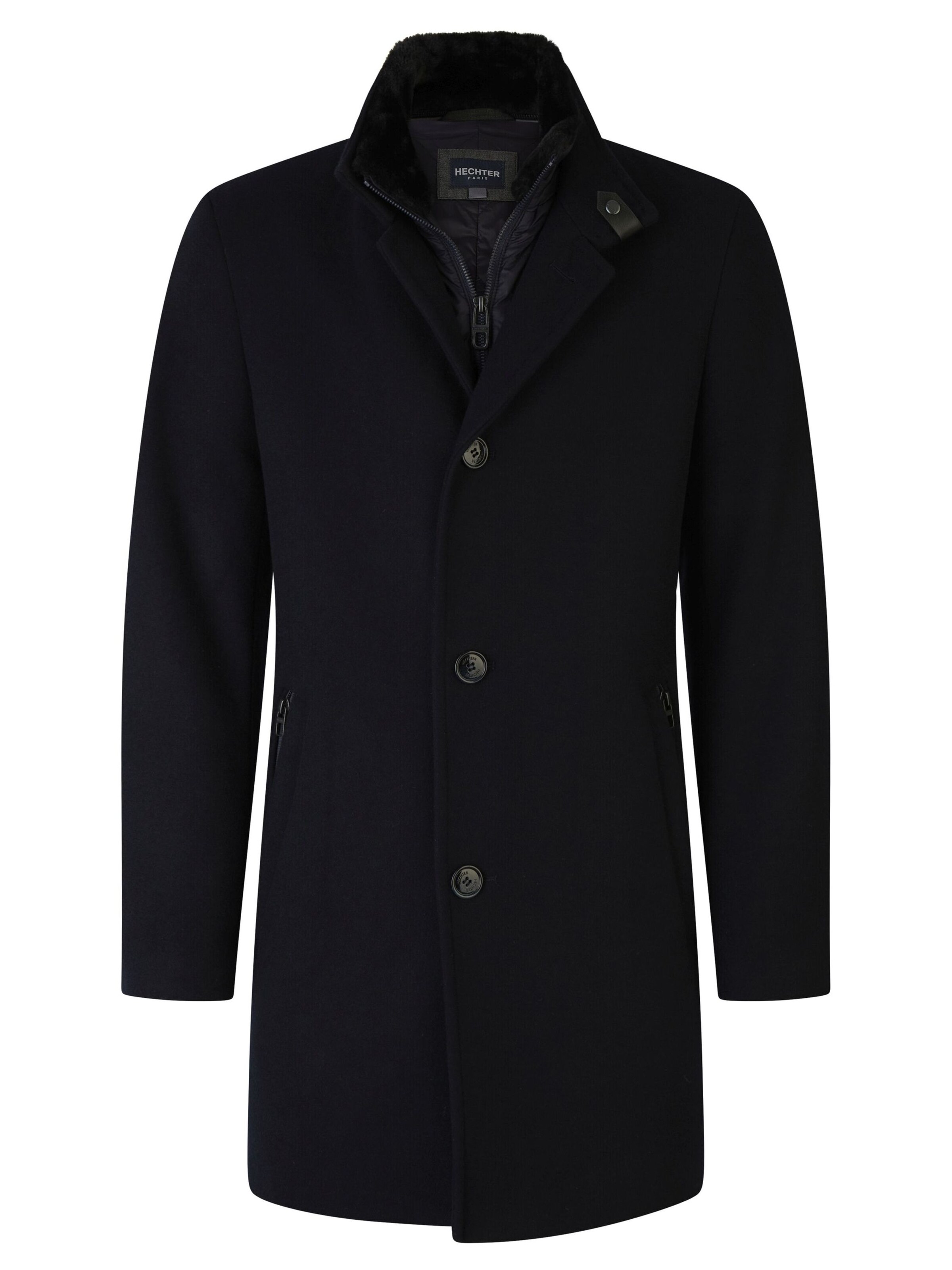 Manteau d’hiver HECHTER PARIS en bleu : devant