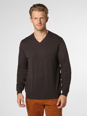 Finshley & Harding Sweater in Brown: front