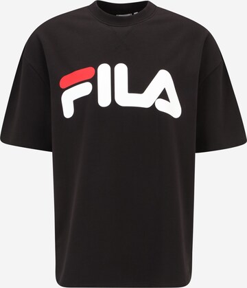 Tricou 'LOWELL' de la FILA pe negru: față