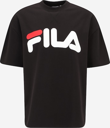 FILA Shirt 'LOWELL' in Zwart: voorkant