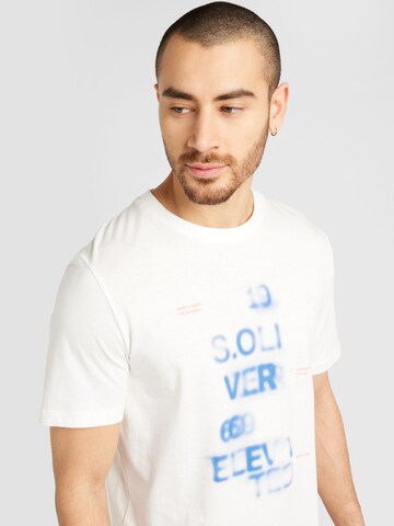 T-Shirt s.Oliver en blanc